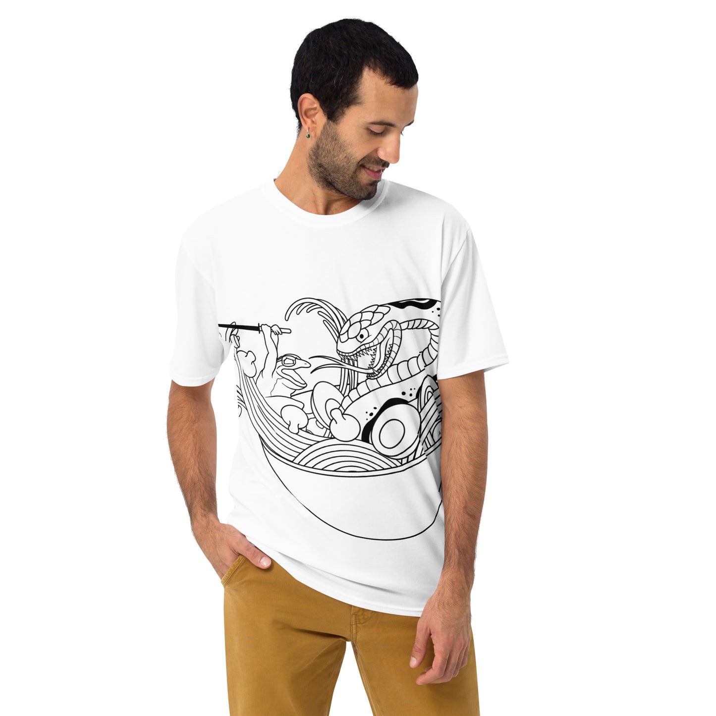 Ramen Brawl Black Jumbo line work unisex tshirt
