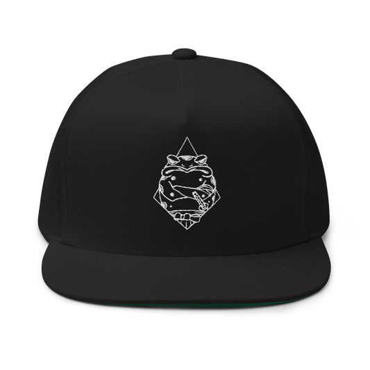 Moody Frog Embroidered Hat