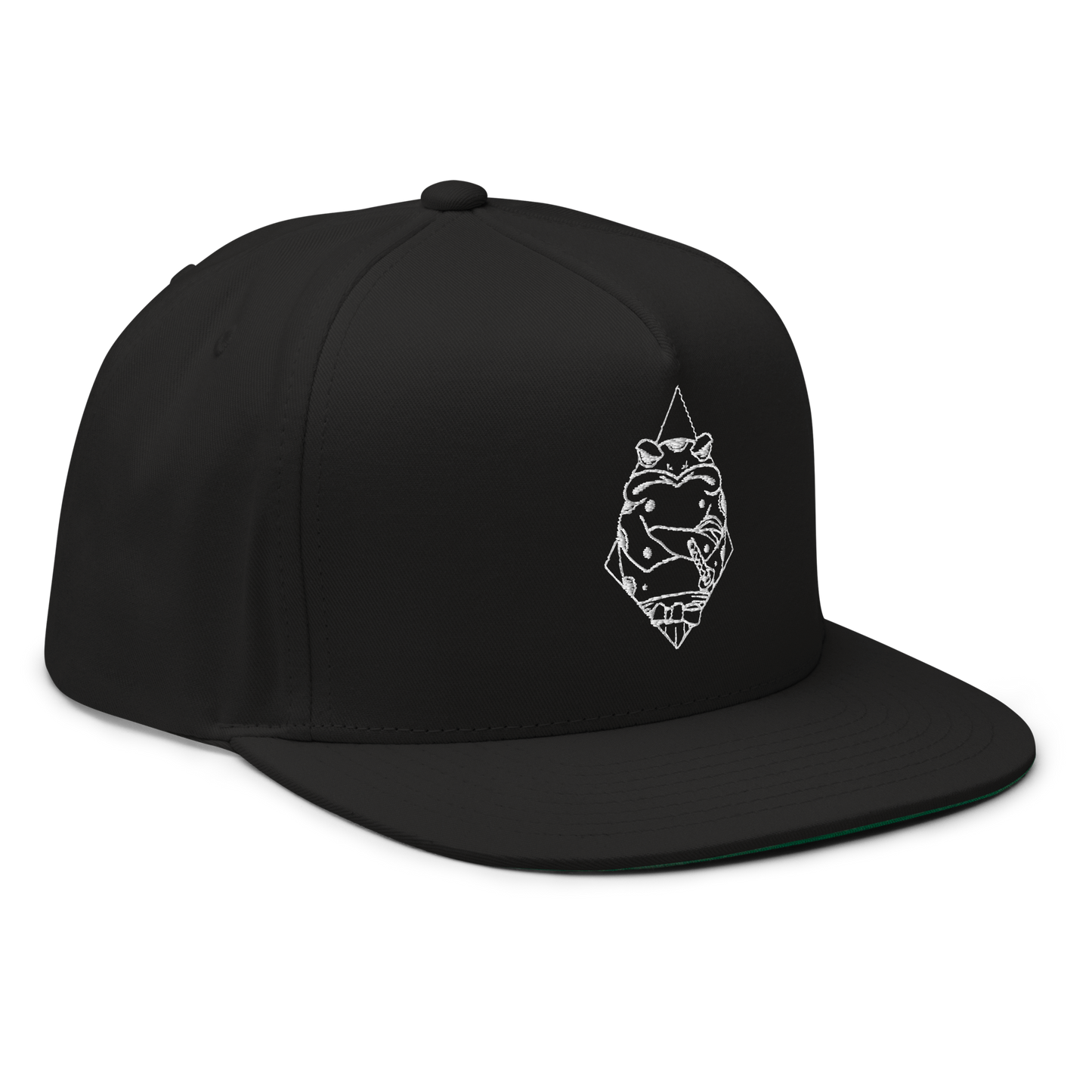 Moody Frog Embroidered Hat