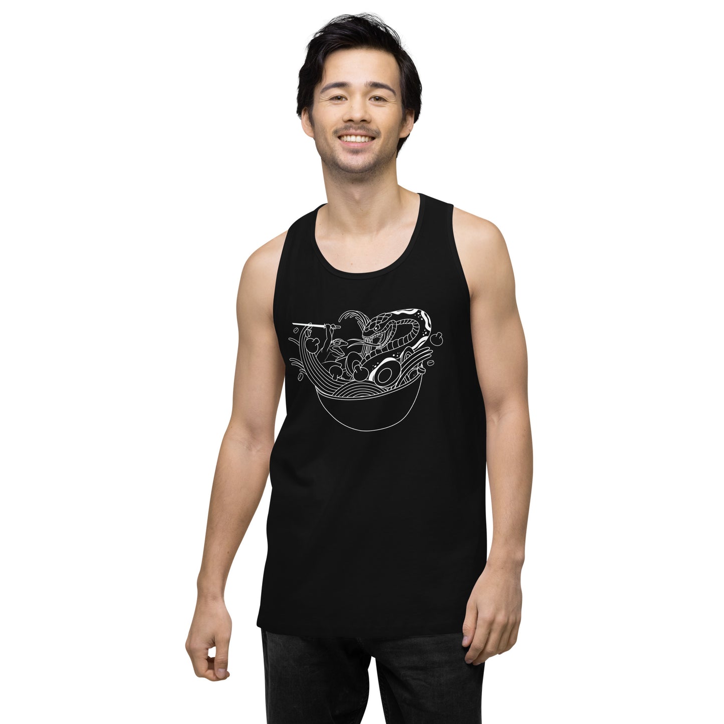Ramen Brawl unisex premium tank top