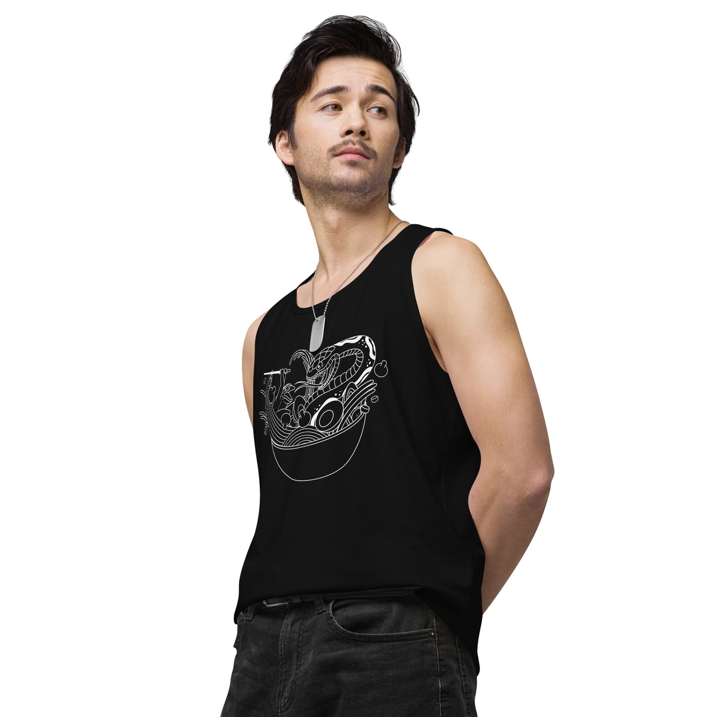 Ramen Brawl unisex premium tank top