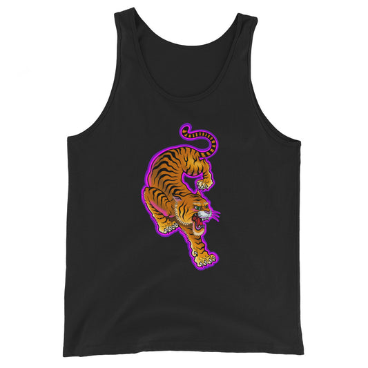 Electric Tiger Unisex Tank Top