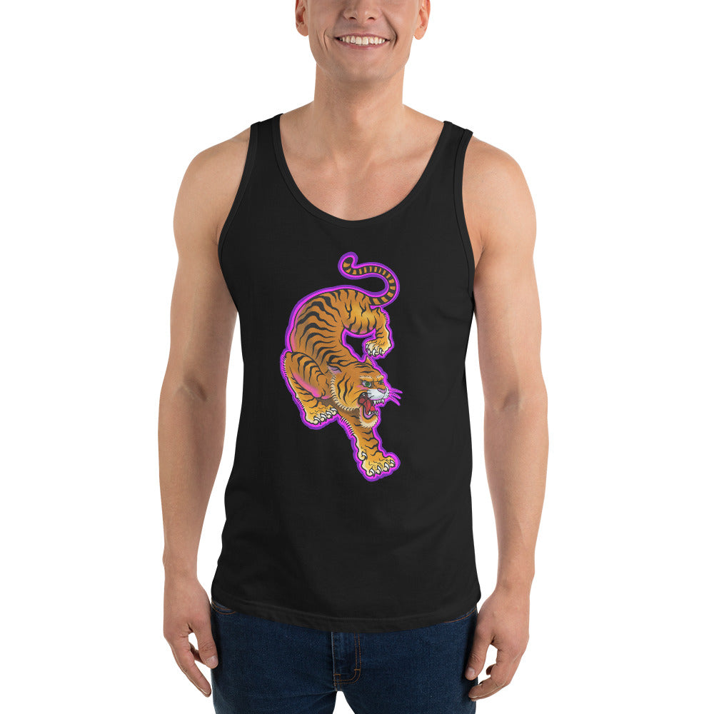 Electric Tiger Unisex Tank Top