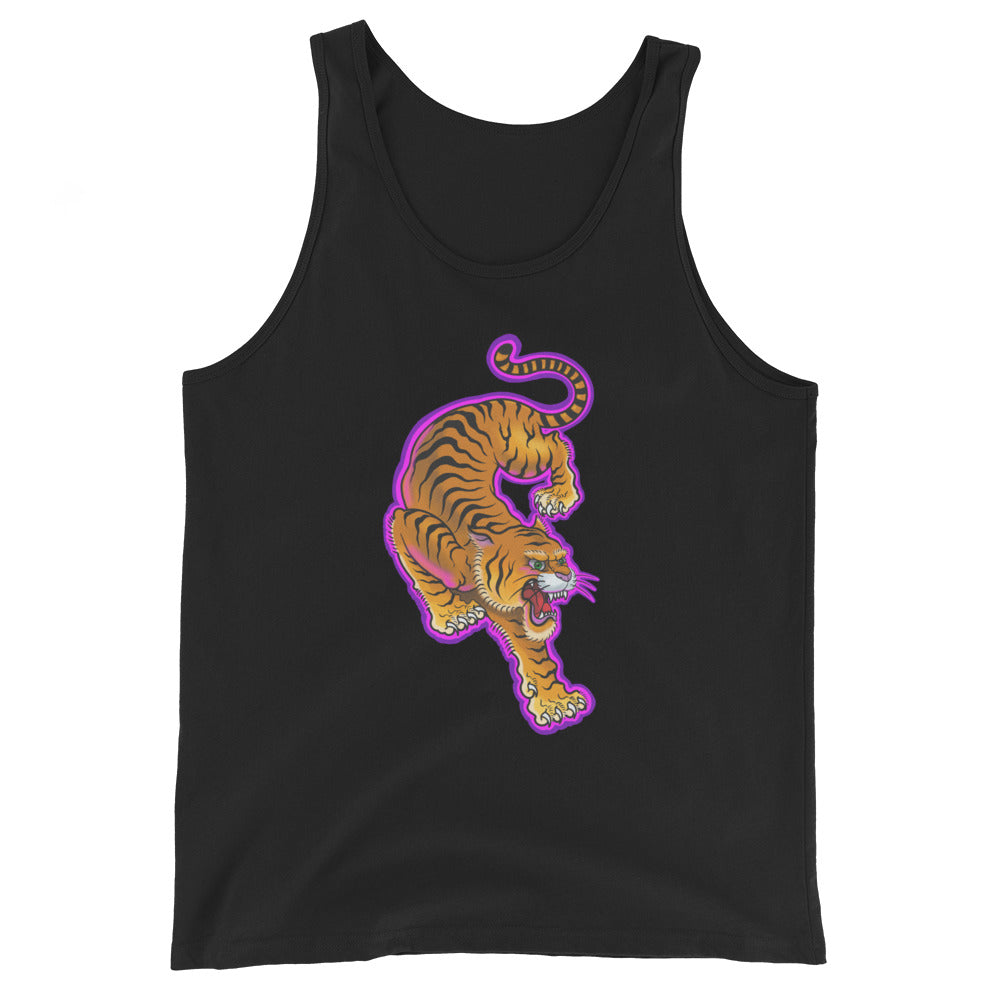 Electric Tiger Unisex Tank Top