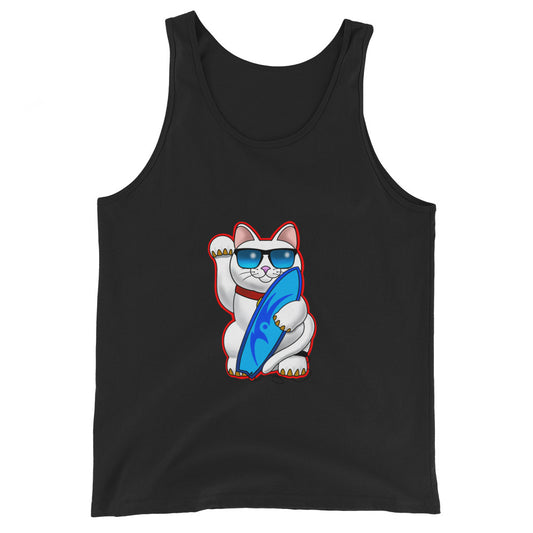 LUCKY SURFER CAT TANK TOP