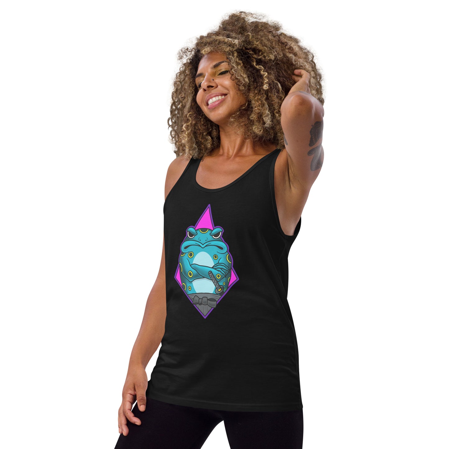 Moody Frog Unisex Tank Top