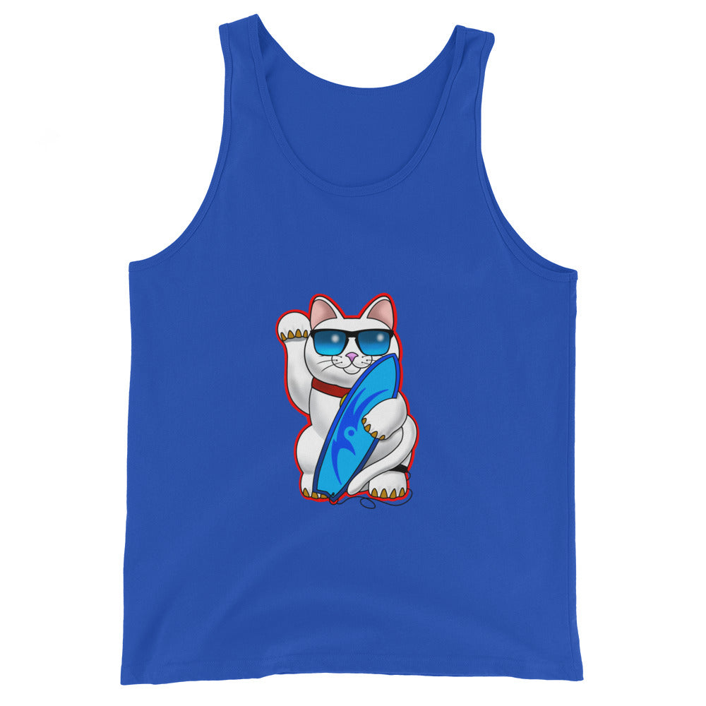 LUCKY SURFER CAT TANK TOP