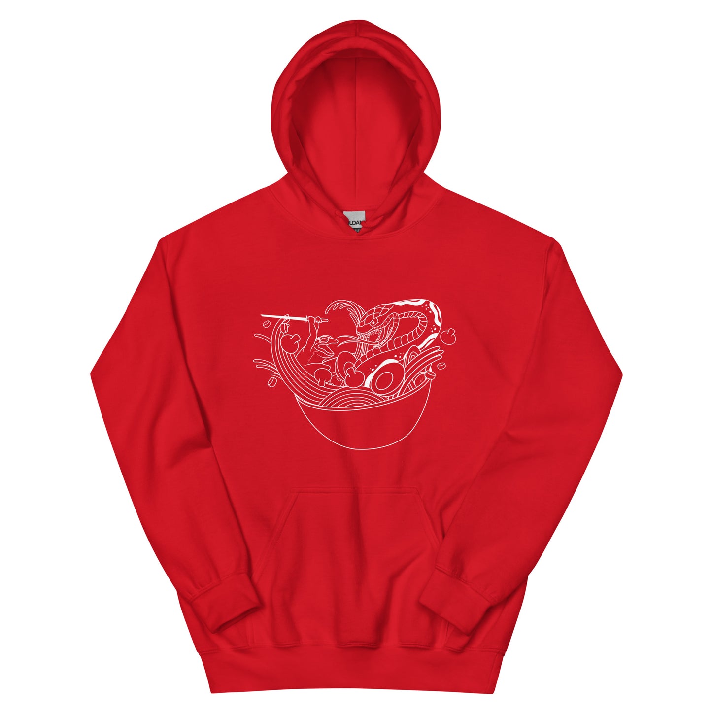 Ramen Brawl Linework Unisex Hoodie