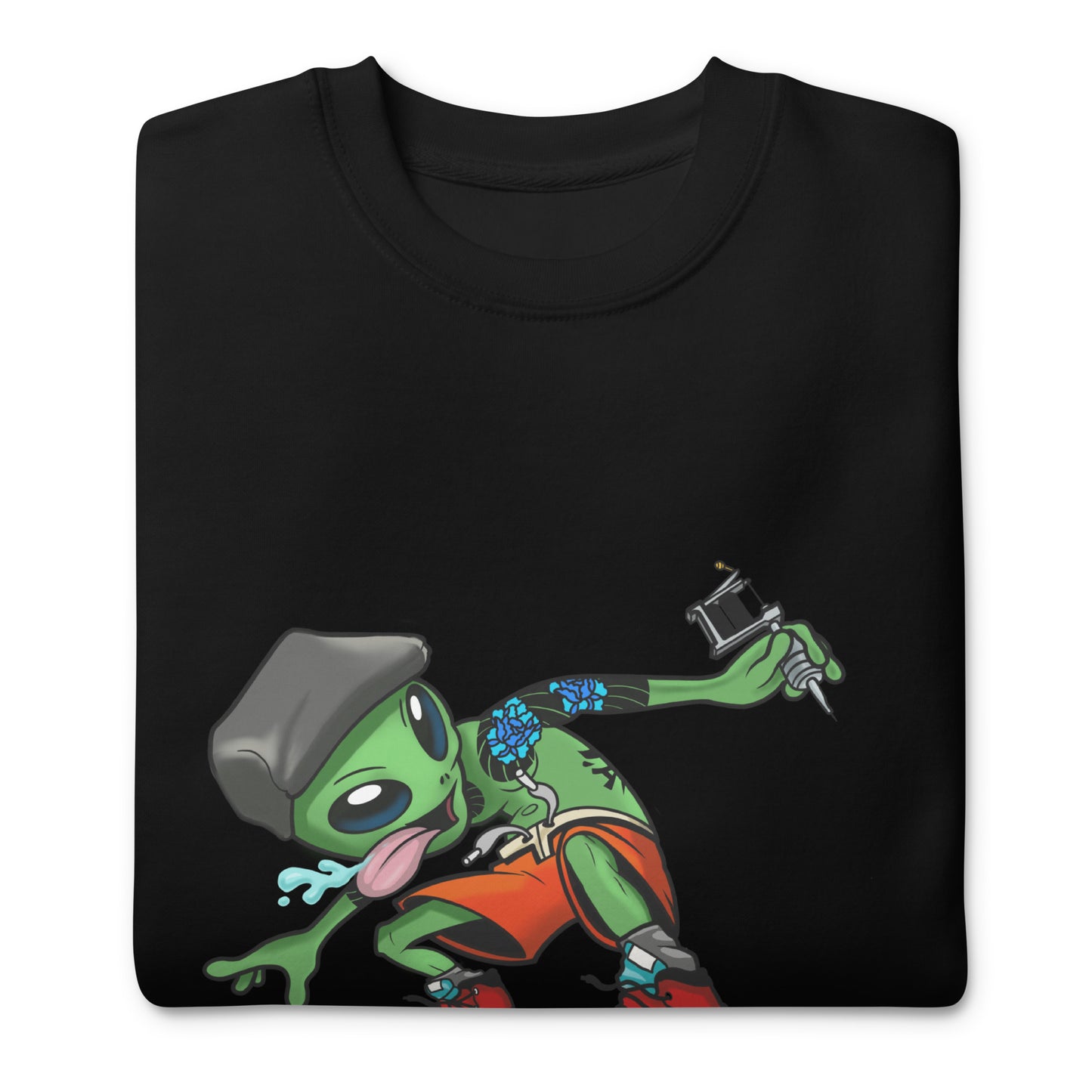 Alien Skater Unisex Premium Sweatshirt