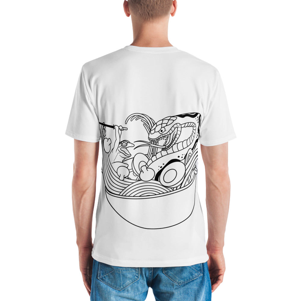 Ramen Brawl Black Jumbo line work unisex tshirt