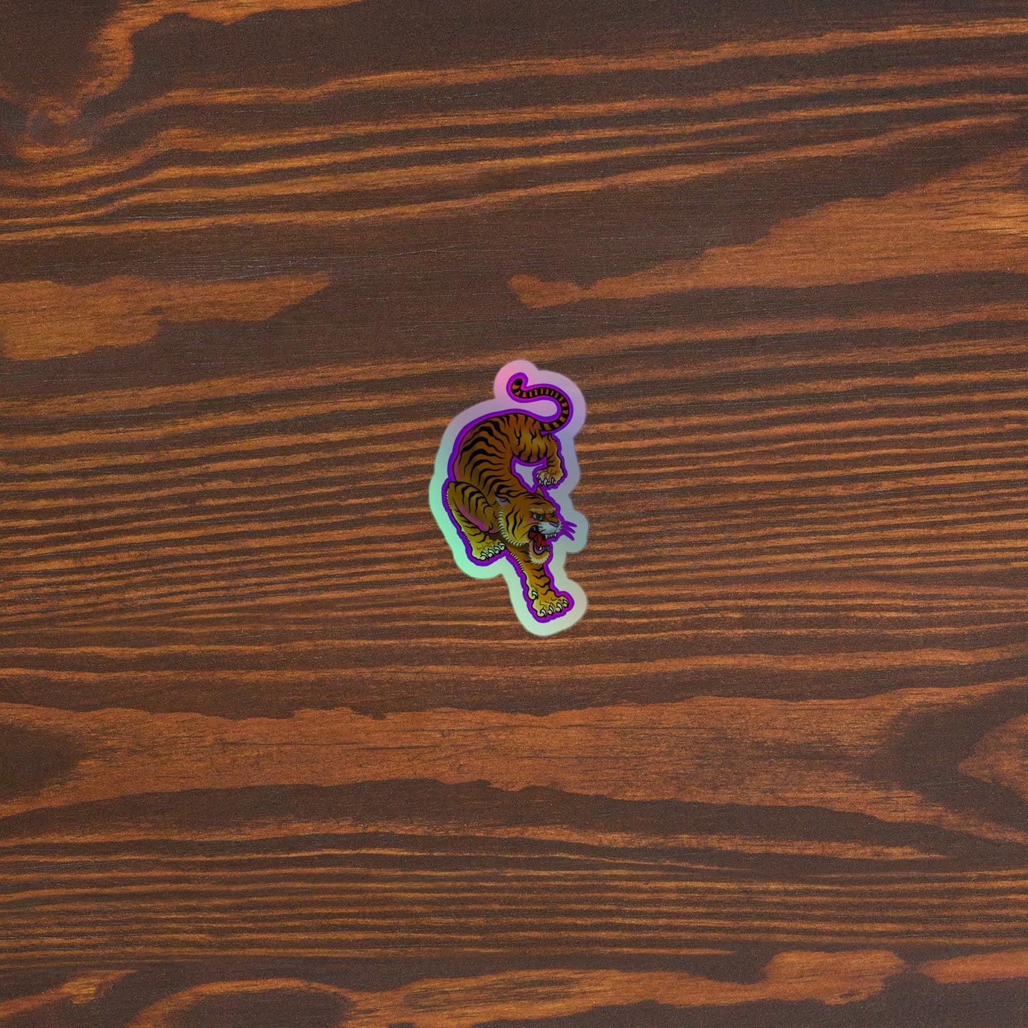 Electric Tiger Holographic stickers