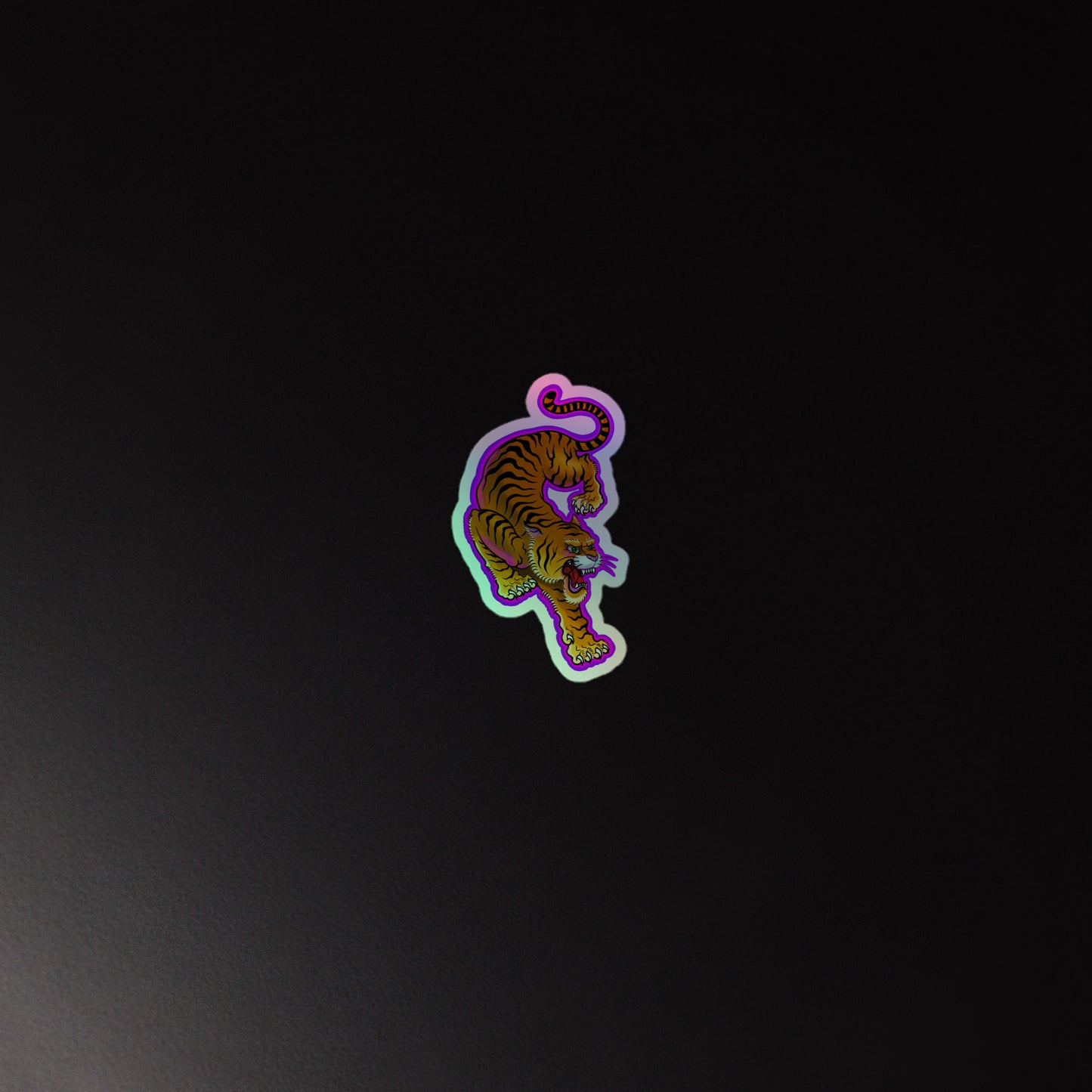 Electric Tiger Holographic stickers