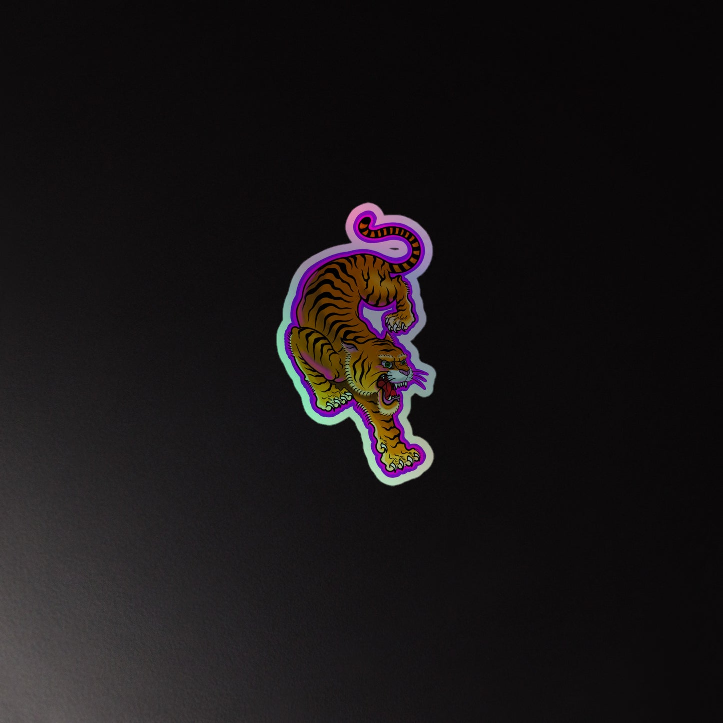 Electric Tiger Holographic stickers