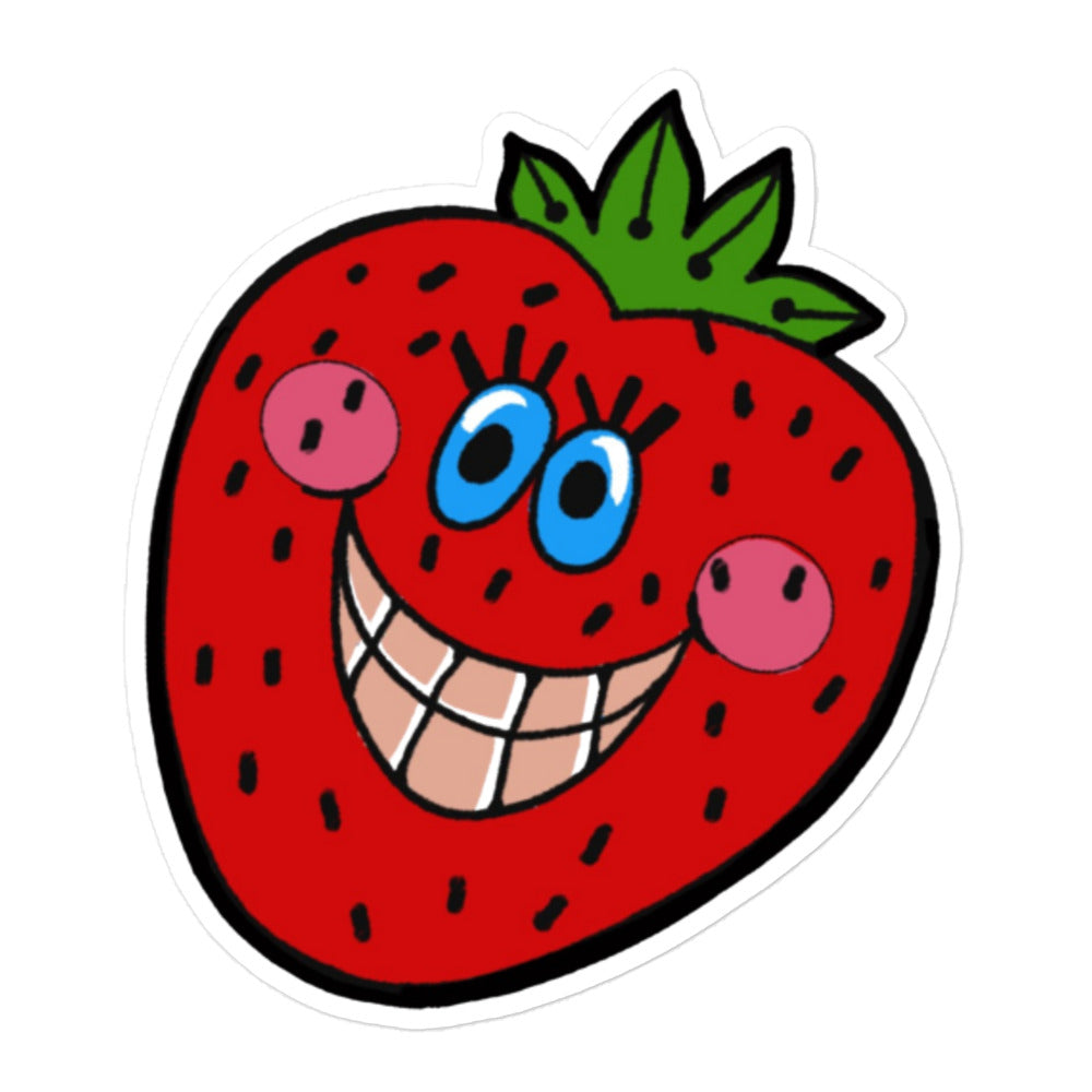 Springtime Friends Strawberry by Jamie stickers