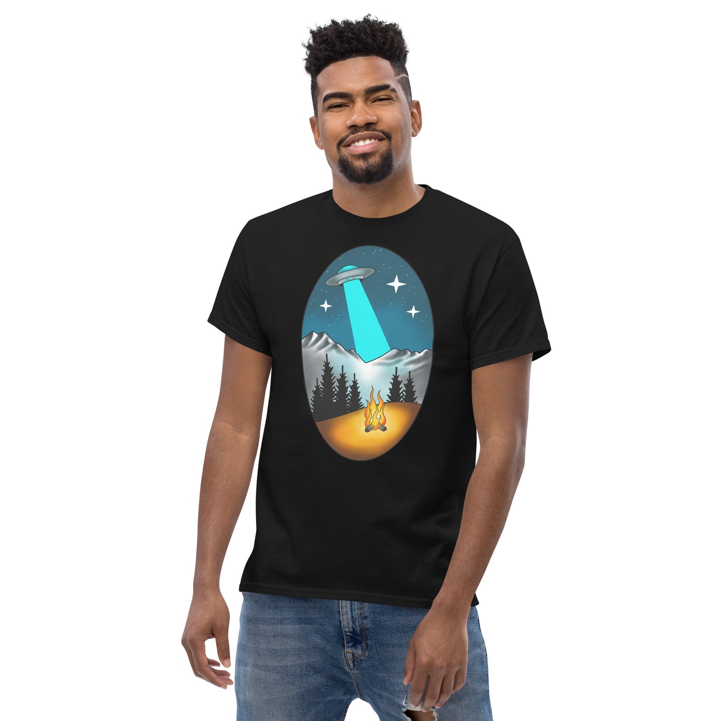 THEY ARE HERE #1 - DESIGN BY ALF UNISEX T SIRT