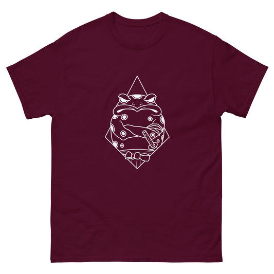 Moody Frog Line Art T-shirt