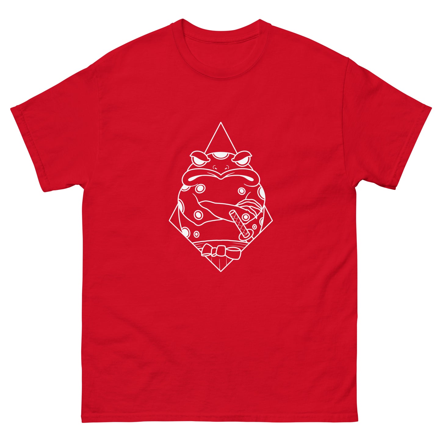 Moody Frog Line Art T-shirt