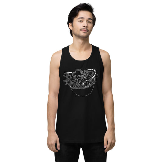 Ramen Brawl unisex premium tank top