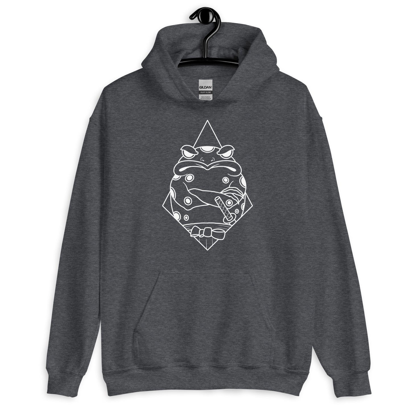 Moody Frog Linework Unisex Hoodie