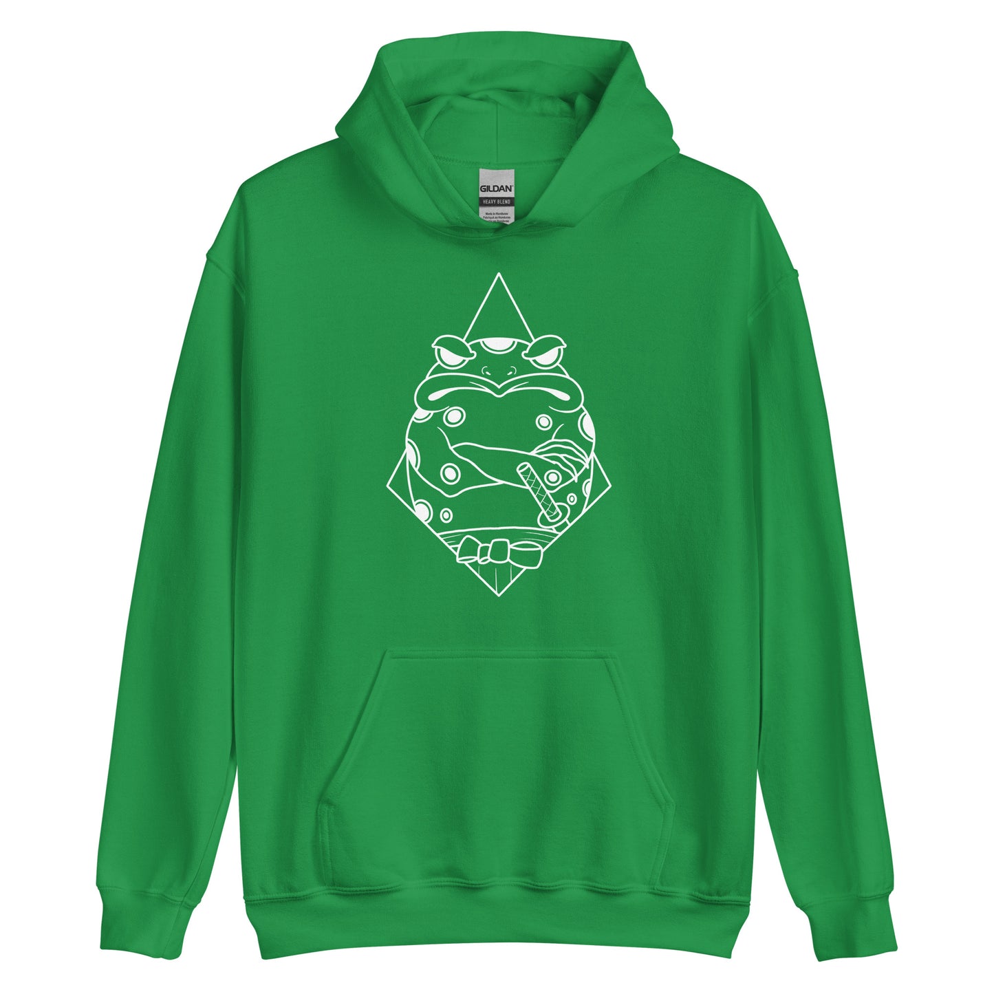 Moody Frog Linework Unisex Hoodie