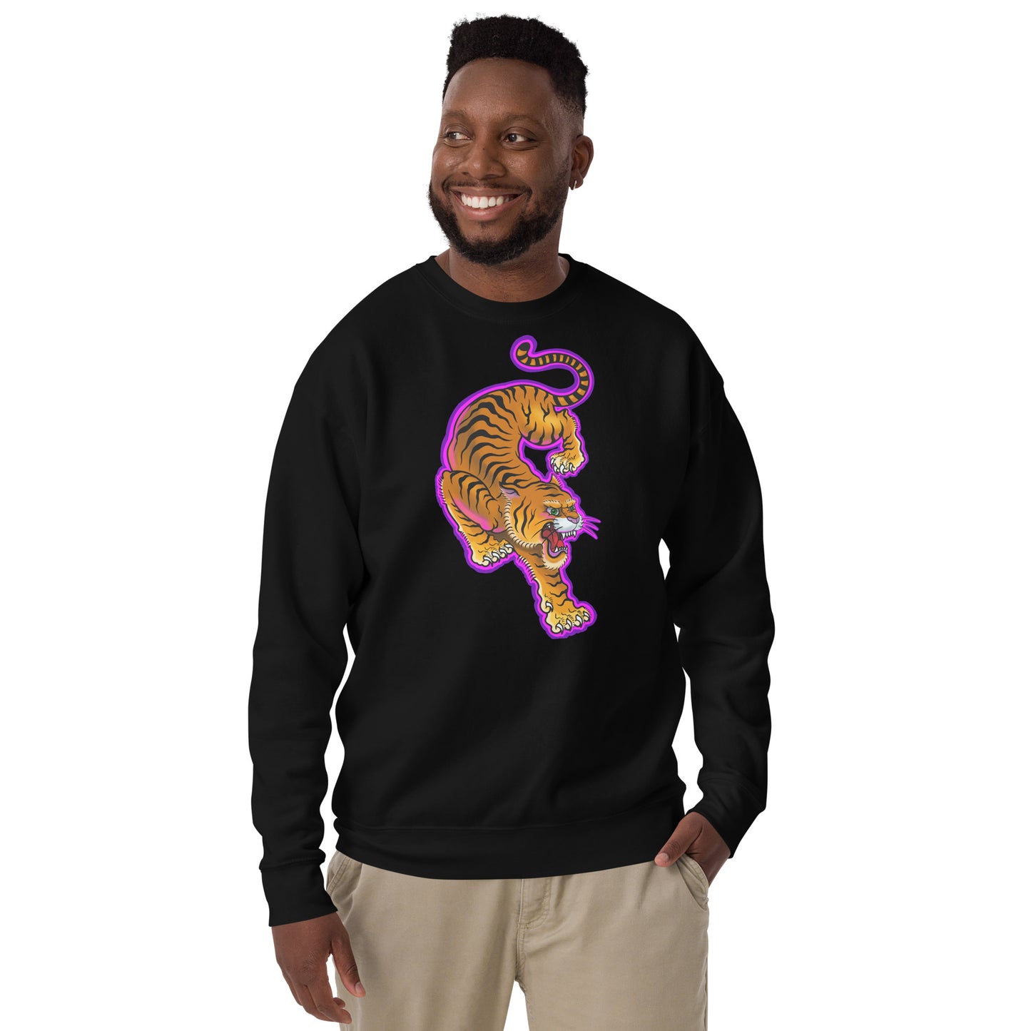 Electric Tiger Unisex Premium Sweatshirt